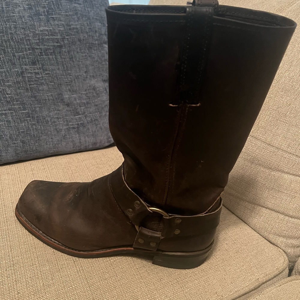 Frye brown leather boots